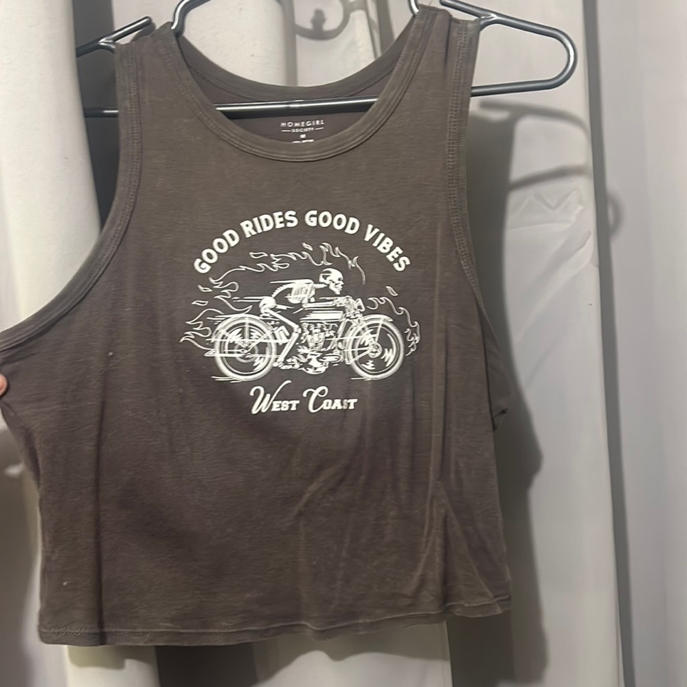 Brown Tank top